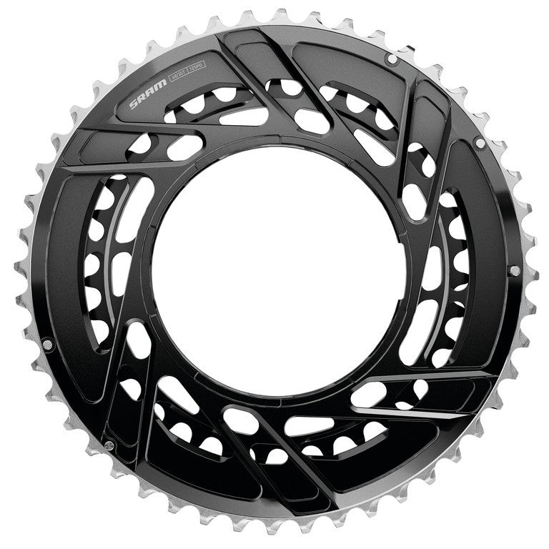SRAM Force E1 Powermeter, 46/33-Zahn-Ritzelsatz, komplett schwarz, 12 V, TM, Rennrad