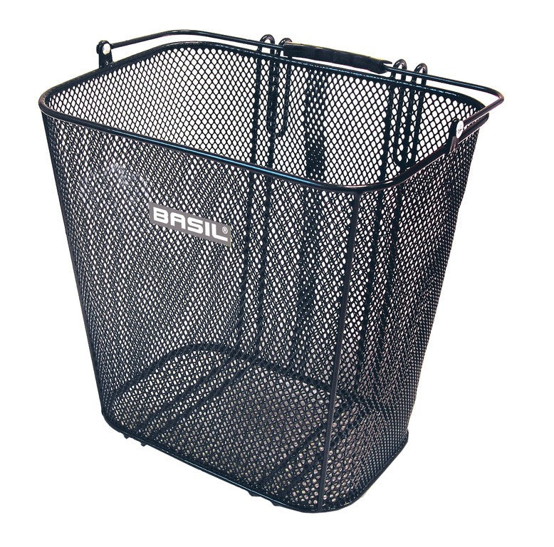 Cestino post. Basil Cardiff 34,5x29x34,5cm, nero, maglia stretta