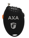 AXA Rollkabelschloss, 75 cm lang, Ø 1,6 mm, schwarz