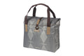 Bolsa de la compra para bicicletas Basil Elegance Chateau Taupe, 13 x 36 x 33 cm, 20-26 l