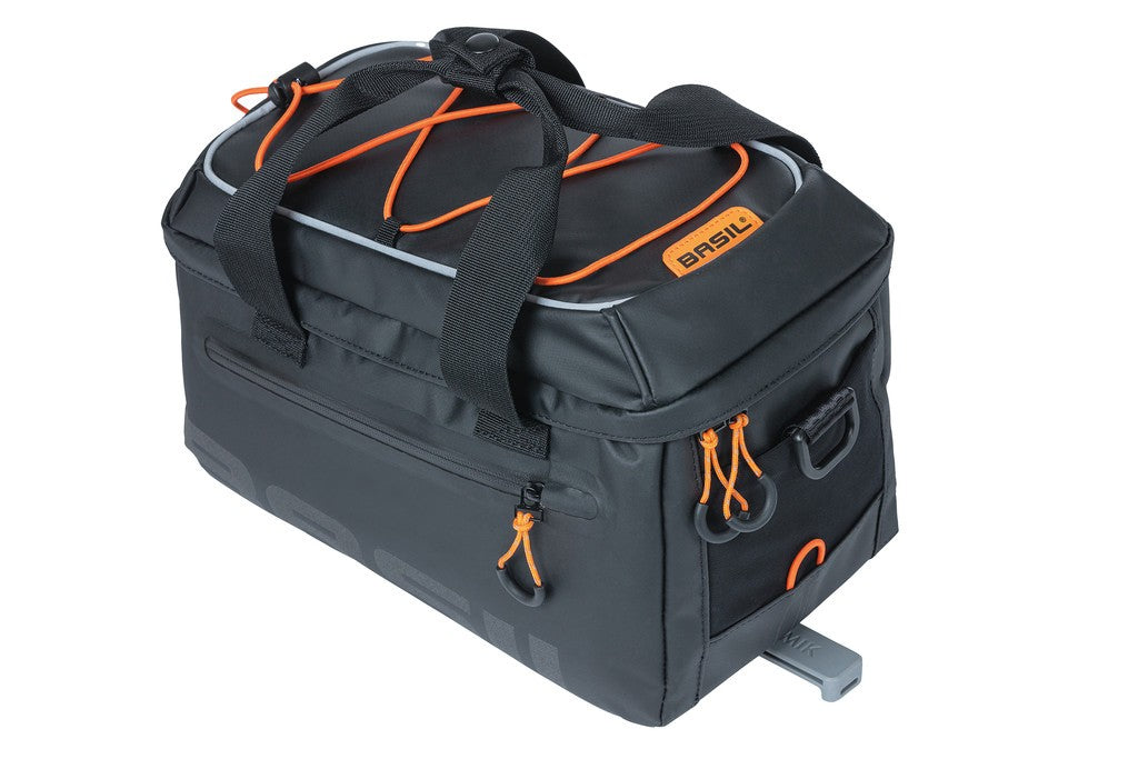 Borsa p. port. Basil Miles Tarpaulin MIK nero orange, 7l, MIK