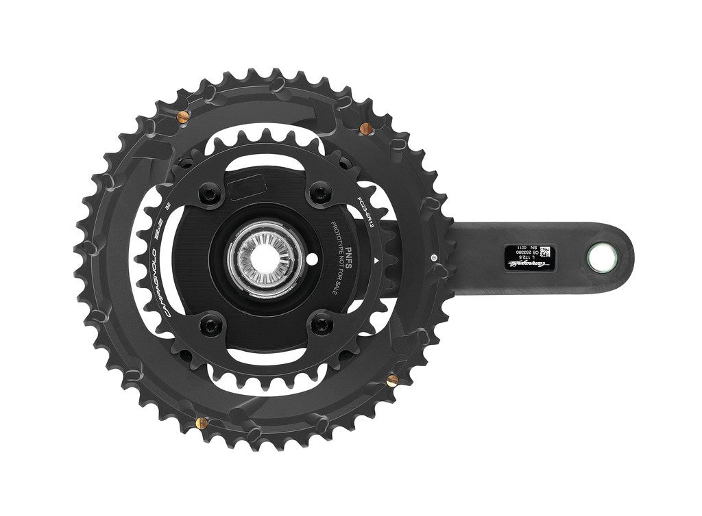 Guarnitura SuperRecord S ProT Carbon 12v 12vel., 29-45d., 172,5mm, con Powermeter