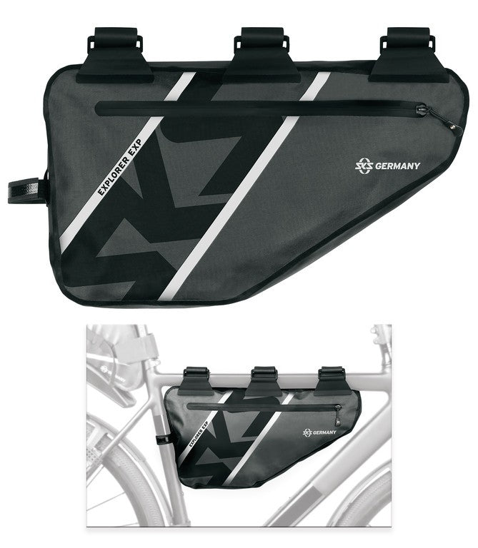 Borsa da telaio SKS Explorer EXP. nero, 43,5x5,5x23,5cm, 4l, 185g