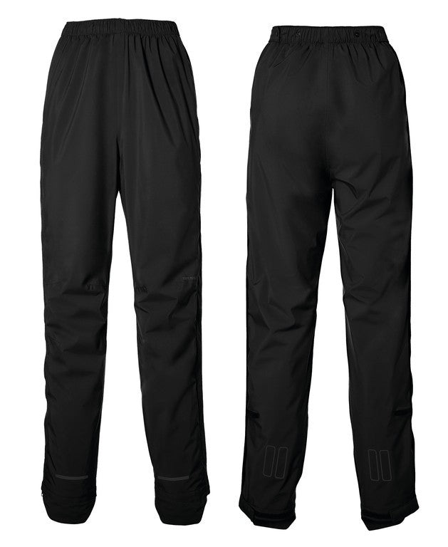 Pantaloni antipioggia Basil Skane jet black, t. S, donna