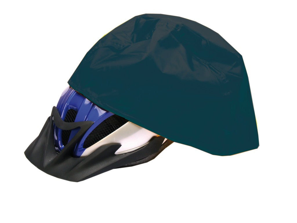 Funda impermeable Hock para casco de bicicleta negro