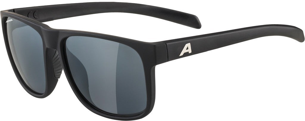 Alpina Nacan III Black Op Sportbrille, schwarz verspiegelte Gläser, Kat. 3
