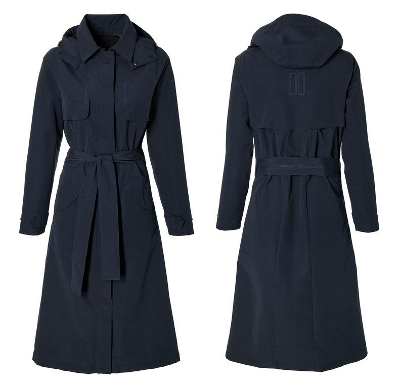 Trench antipioggia Basil Mosse night blue, t. M, donna