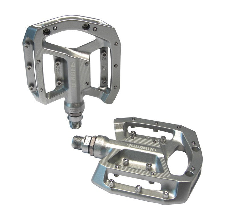 Pedale MTB Shimano PDGR500 argento, 9/16", Plattform
