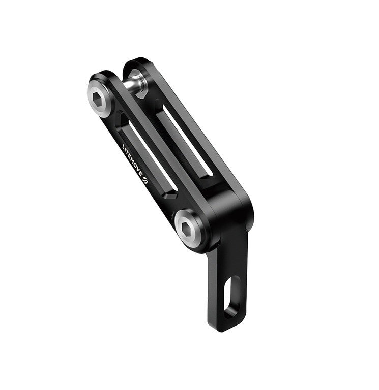 LITEMOVE 2-Achsen-Gabellampenhalterung, Aluminium, Schwarz