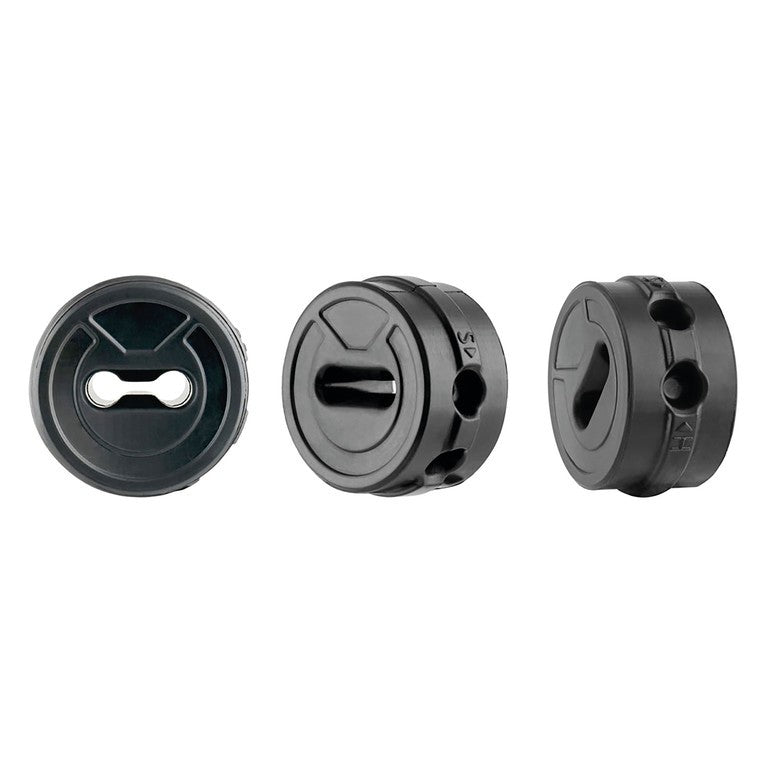 Elem. ammortizz. bySchulz SEP.2 elastom. nero, hard 100-125kg