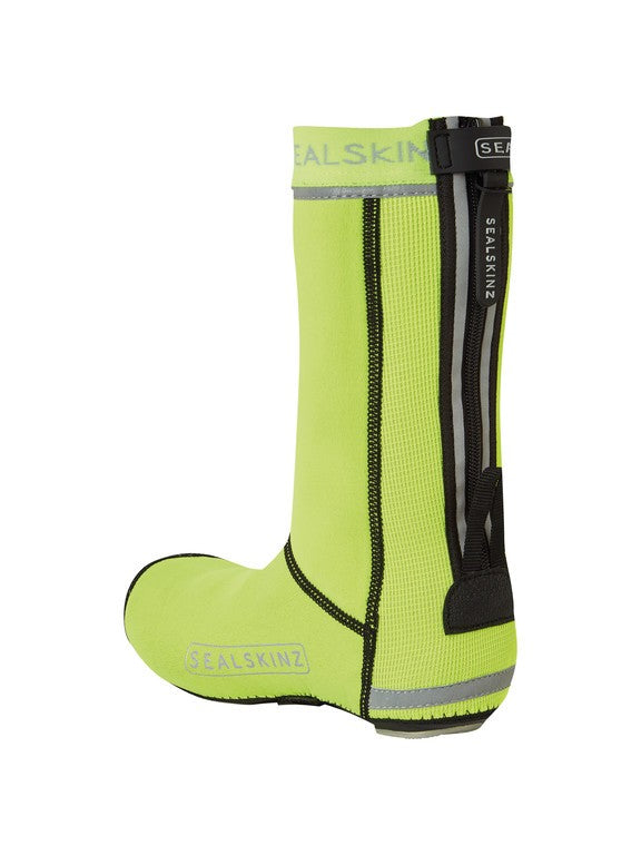 Cubrezapatillas SealSkinz Caston, amarillo fluorescente, talla M