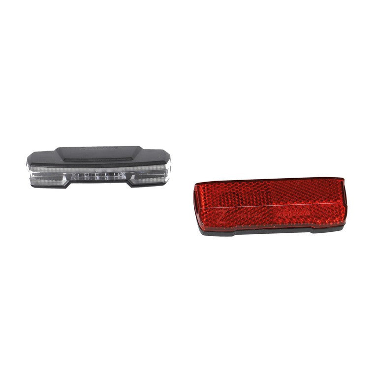 Luz trasera LED para bicicleta eléctrica HERRMANS Nordic Trace E, con soporte