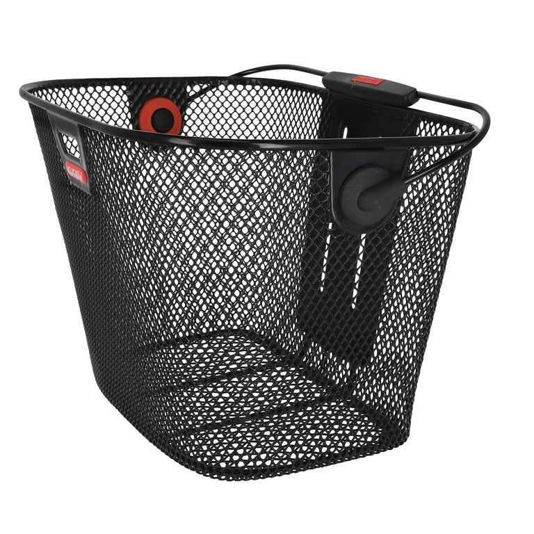 Cestino ant. KLICKfix Unilux 35x25x26cm, nero, a maglie strette