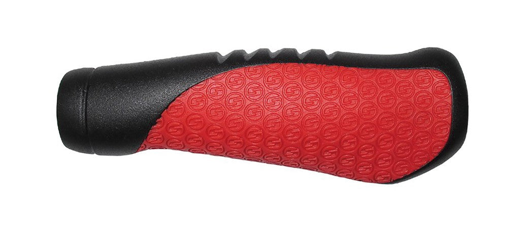 SRAM Komfortgriffe 133 mm, Ø 22 mm, schwarz/rot