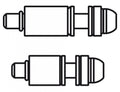 Kit de tornillos de acero Avid Set 20 S PM p. RA 180 mm/RP 160 mm, CPS y estándar