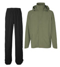 Completo antipioggia Basil Hoga olive green, t. XXL, unisex