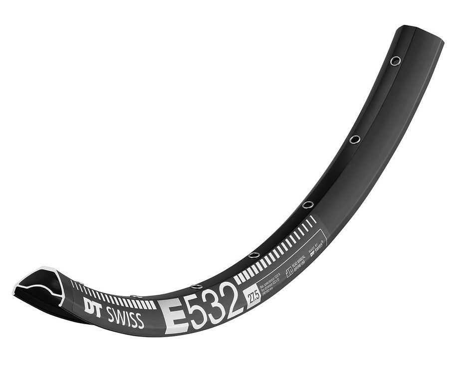 Llanta DT Swiss E 532 de 27,5", negra, 32 agujeros, 584-30, LV6,5 mm
