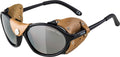 Gafas Alpina Sibiria, color marrón, lentes marrones espejadas, cat. 4