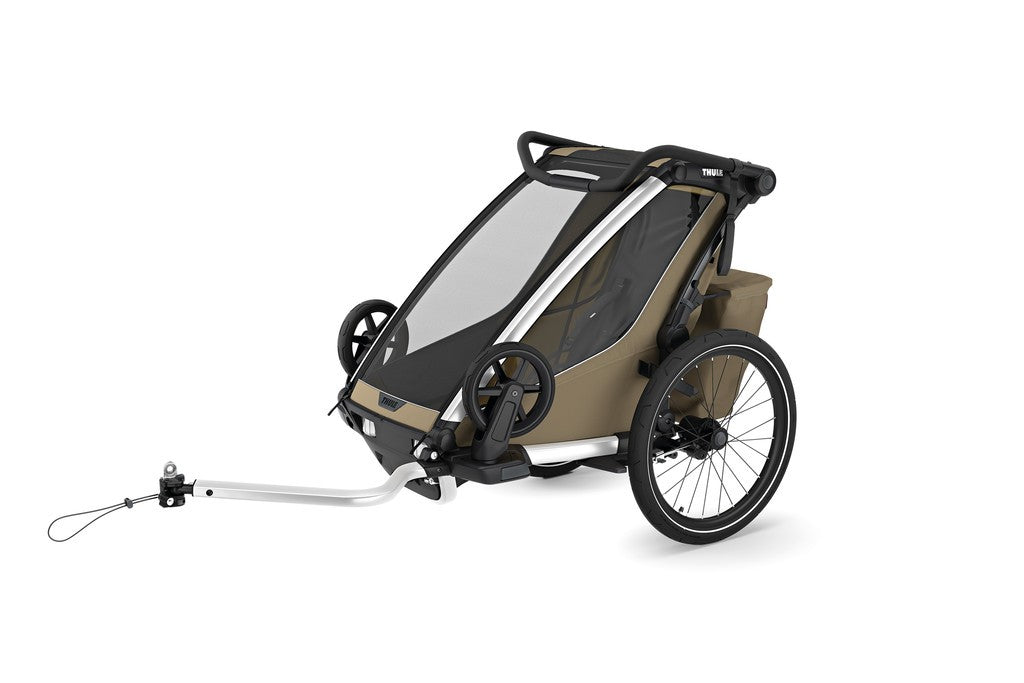 Rimorchio bambini Thule Chariot Sport 2 Singolo, Kaki tenue