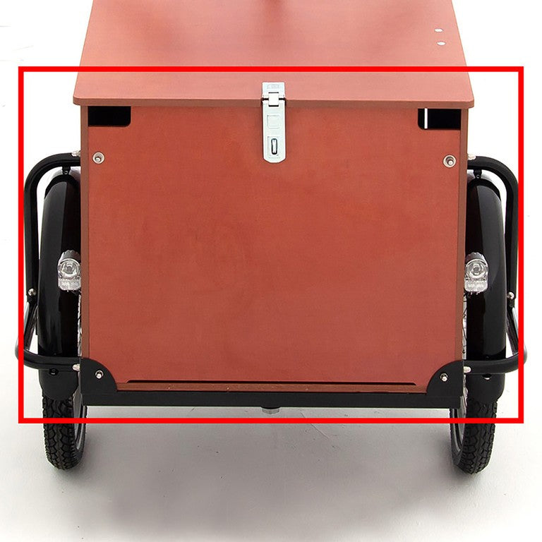 Pannello lato anteriore Babboe Trike, legno