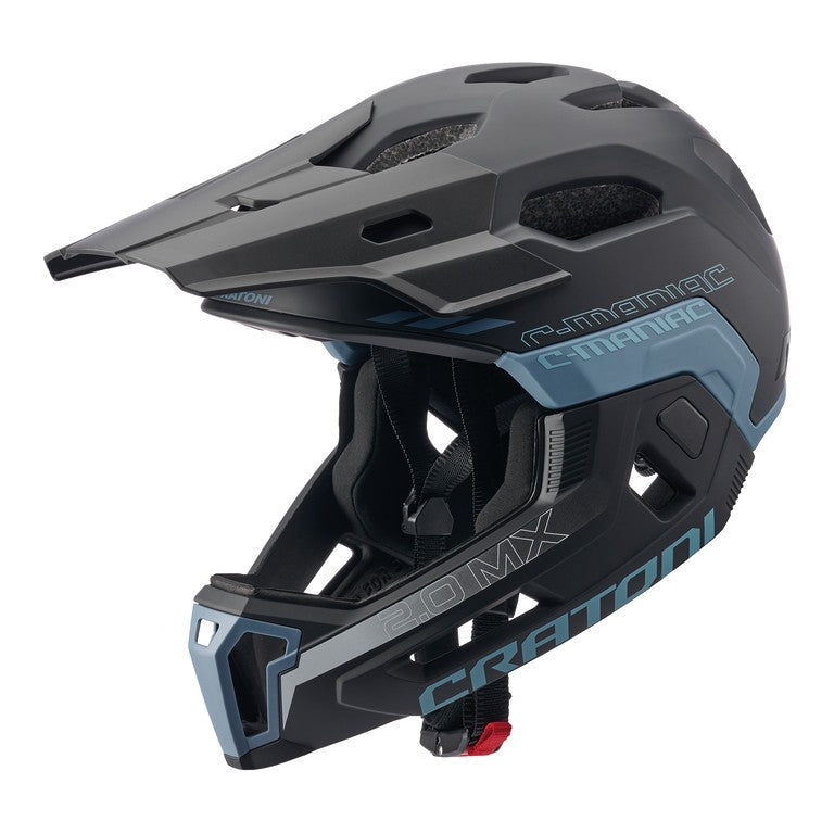 Casco bici Cratoni C-Maniac 2.0 MX nero-blu opaco, t. M/L (54-58cm)