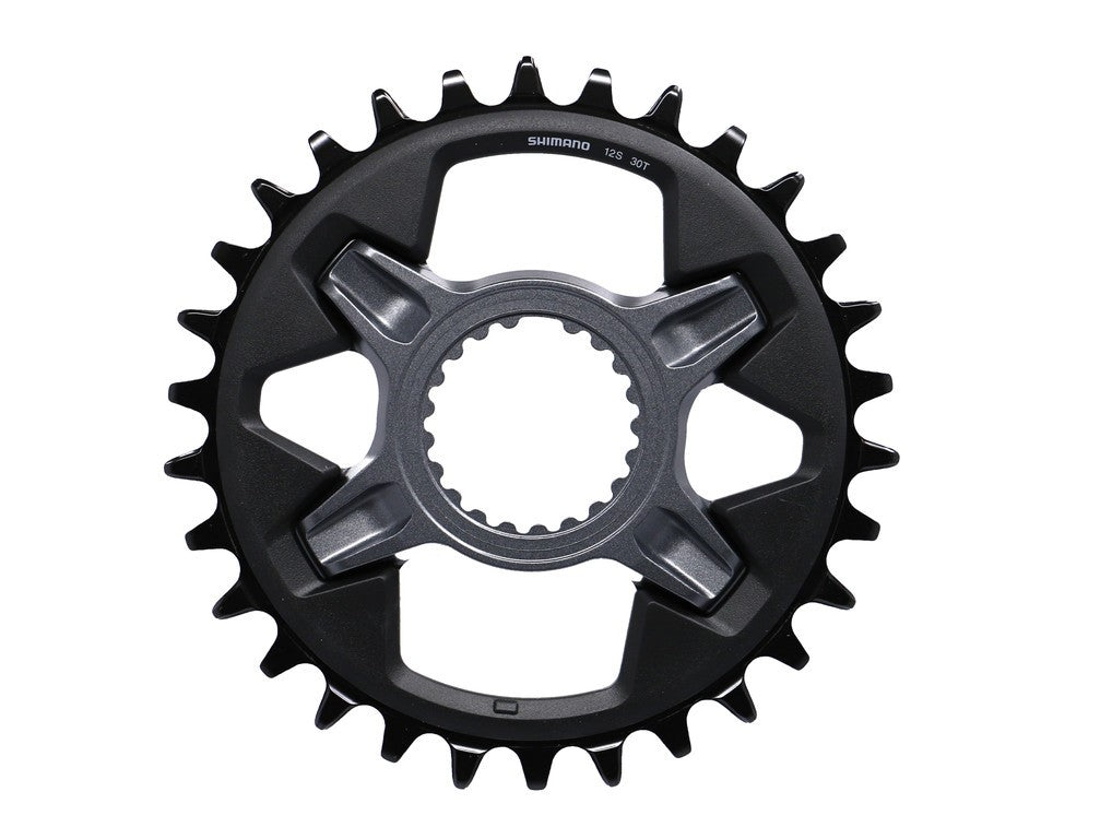Shimano SLX 30-fach Kettenblatt Directmount, 30 Zähne, schwarz, 1x12-fach