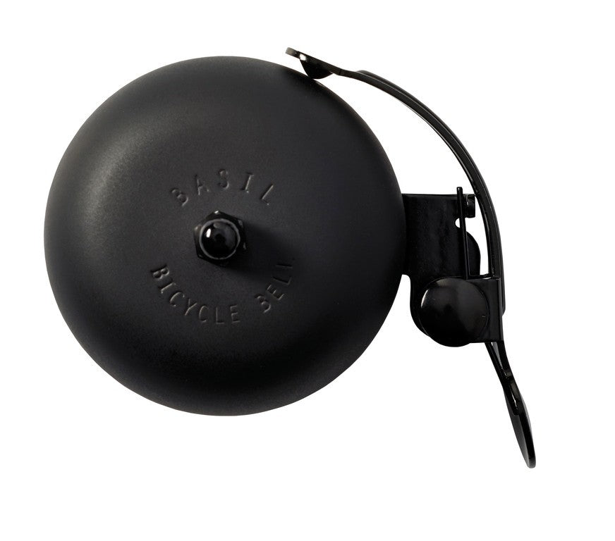Campanello bici corsa Basil Portland nero opaco, metallo, Ø55mm, 5x1x3cm