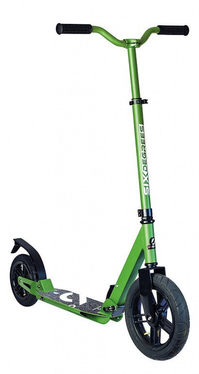 Monopattino Six Degrees allum. AIR verde oliva/nero, 300m/205mm
