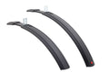 Hebie MTB Natter 24" Schutzblechset Schwarz, ca. 60 mm 0774E, extra flach