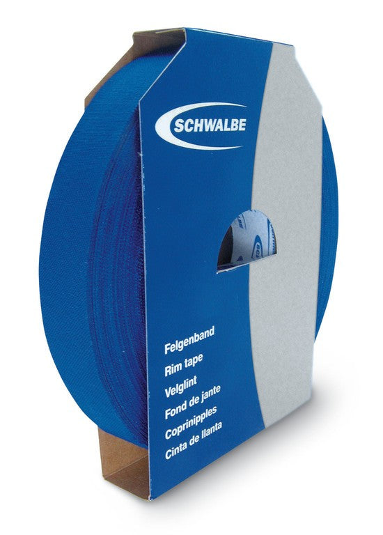 Schwalbe Textil-Felgenband 50 m x 19 mm, Rolle, max. 10 bar, selbstklebend