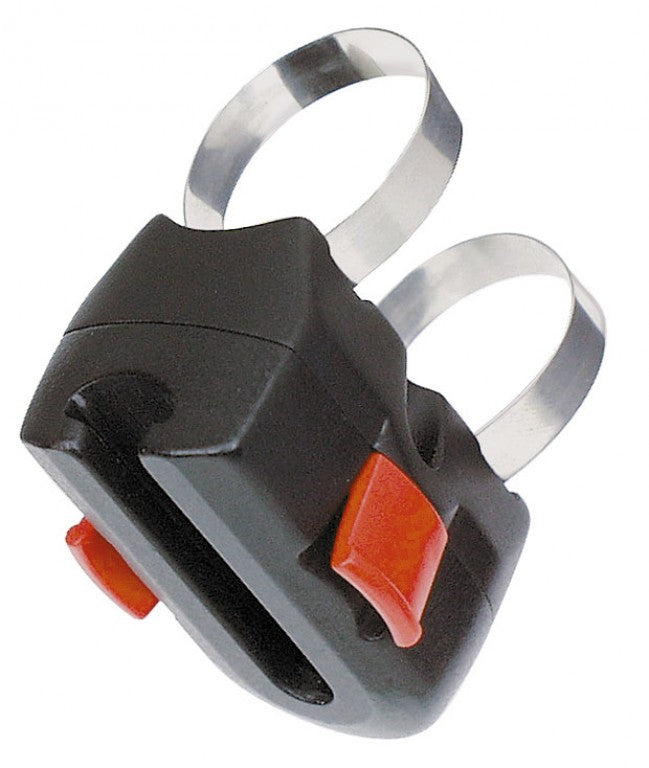 Adattatore telaio KLICKfix Twin nero, per lucchetto ad arco