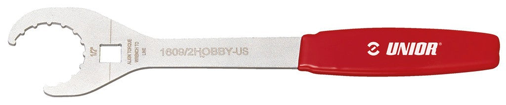Llave de pedalier abierta Unior de 16 muescas 1609/2HOBBY-US