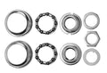 Rodamiento BMX completo para manivela de una pieza