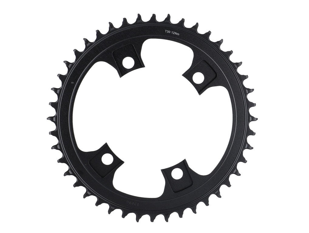 Plato Sram Road de 12 velocidades X-Sync de aluminio gris, 44 dientes, 107 mm LK