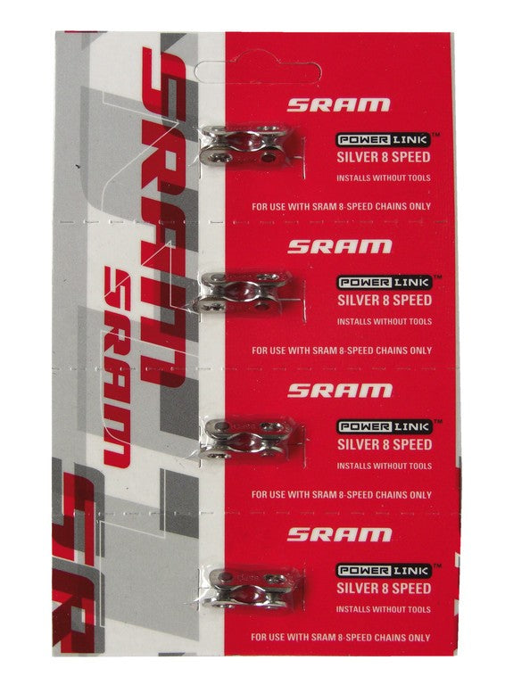 Maglia di chiusura SRAM set/4pz, arg, 6/7/8vel, Power Link