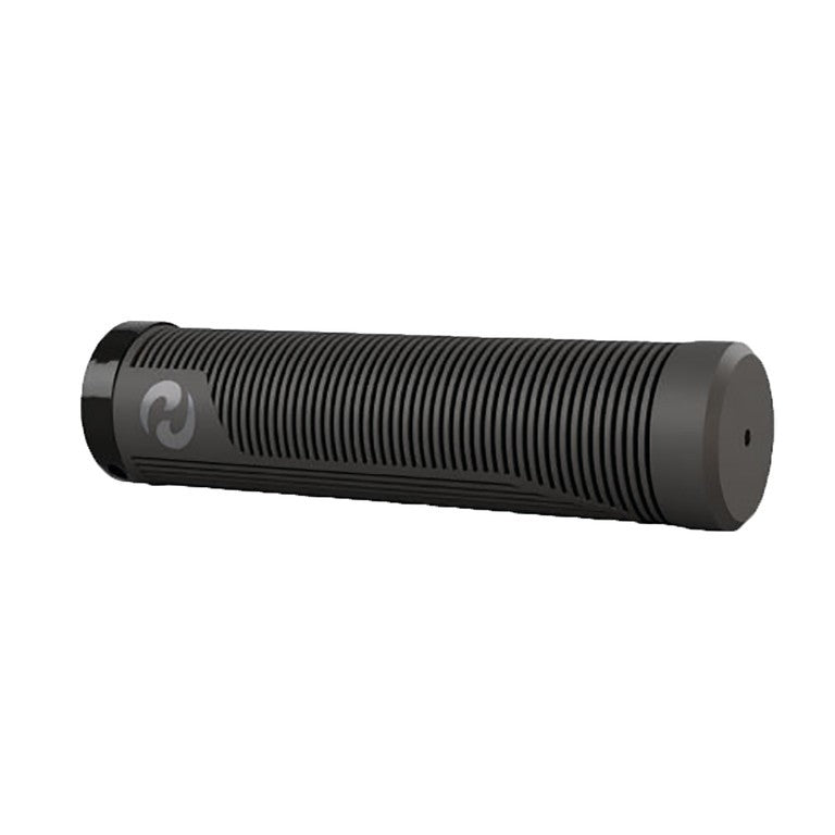 Manopole HERRMANS Rib Single Lock 130mm, Ø 22mm, grigio/nero