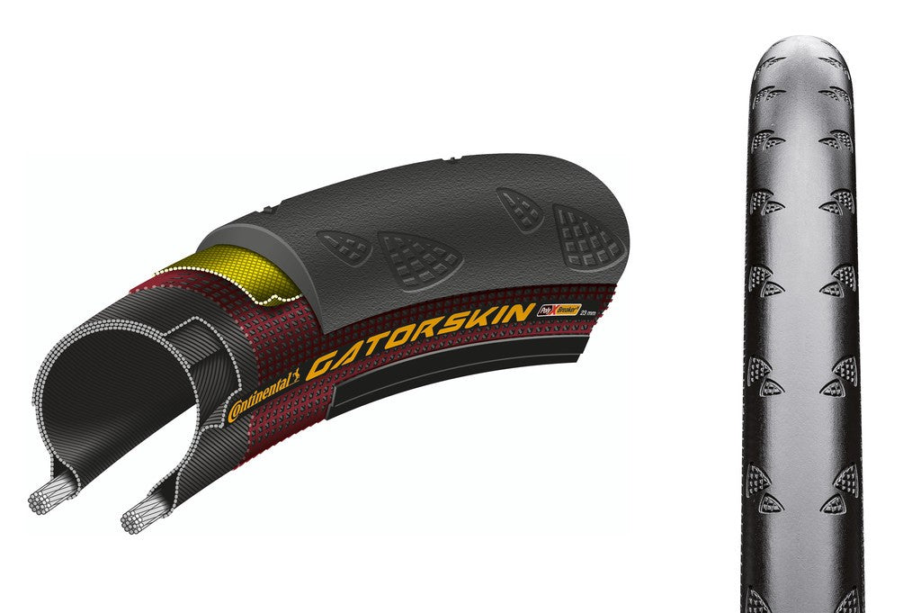 CONTINENTAL Copertone Gatorskin 28" 700x28 C 28-622 DuraSkin nero