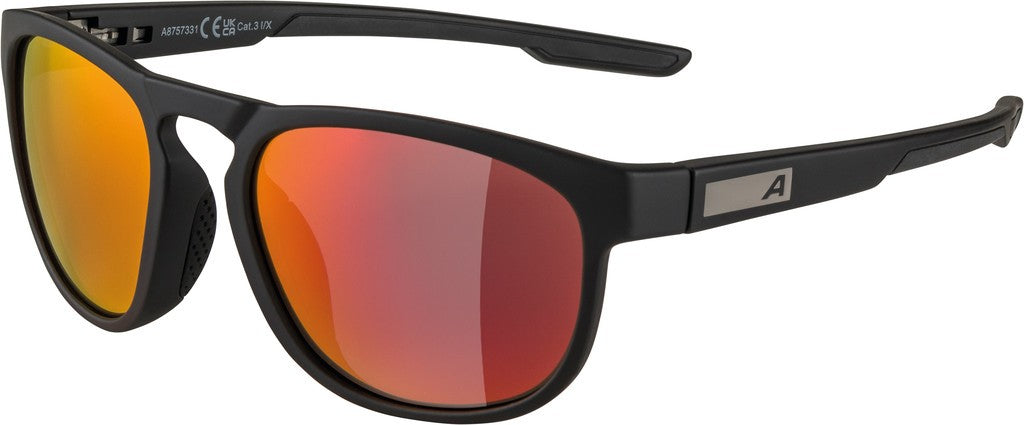 Alpina Rift Sportbrille, schwarz, op, RS-Gläser, Kat. 3