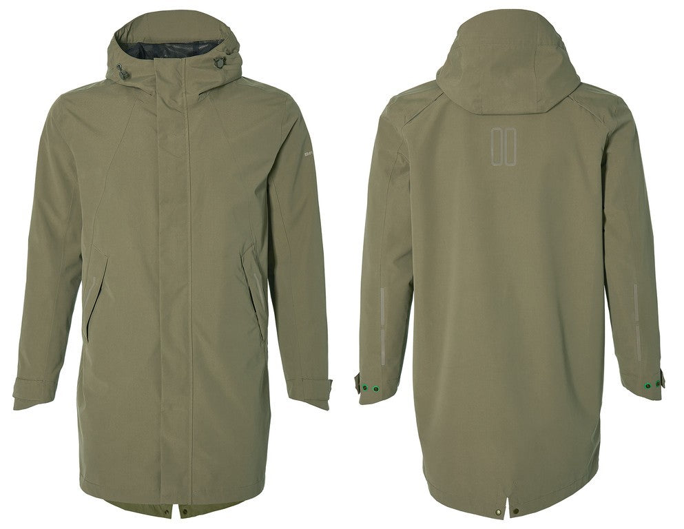 Parka antipioggia Basil Mosse olive green, t. XXXL, uomo