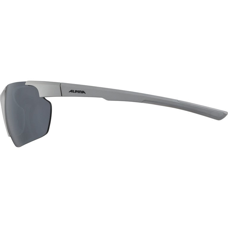 Gafas de sol Alpina Defey HR color gris luna op., lentes de espejo, cat.3
