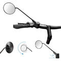 Espejo retrovisor para bicicleta Krampe KF1 Tipo D, fijación externa, grande, negro, 35°
