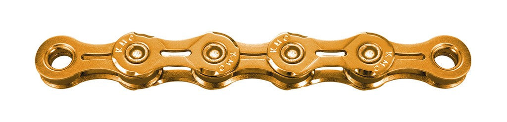 Catena cambio KMC X12 Ti-N WAXED 1/2" x 11/128", 126 maglie, 12v.,oro