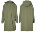Basil Mosse olivgrüner Regenponcho, Größe M/L, Unisex