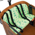 Set cuscini Babboe Safari Lime, per Go