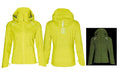 Chaqueta impermeable de alta visibilidad Basil Skane, amarillo neón, talla S, para mujer