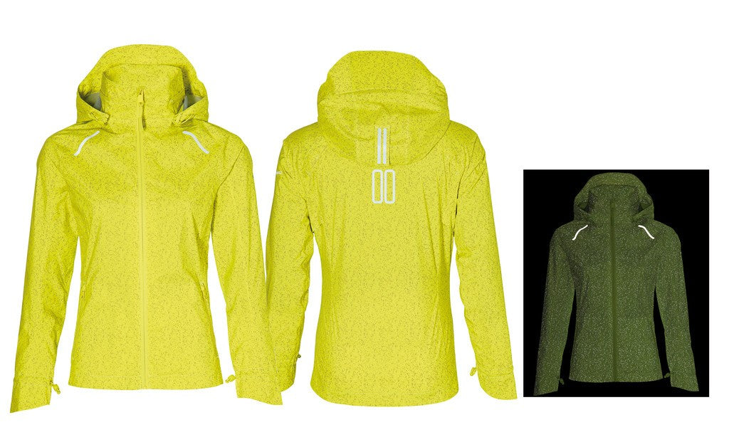 Giacca antipioggia Basil Skane HiVis neon yellow, t. XS, donna