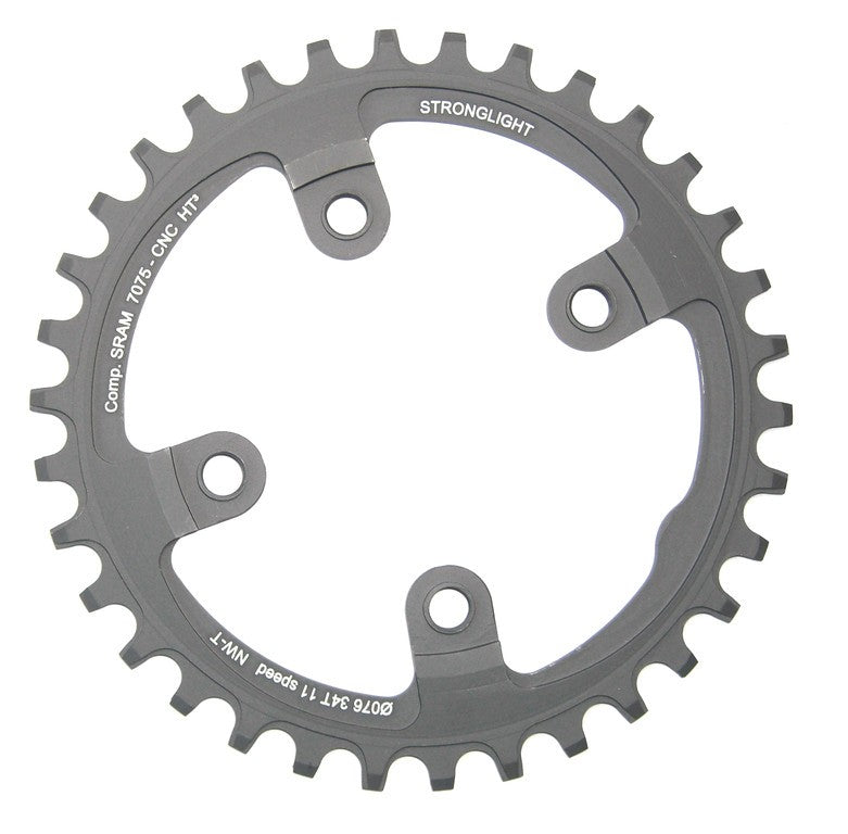 Corona Stronglight MTB Sram 1x11 p XX1 4 braccia 36Z c filettat nero HT³
