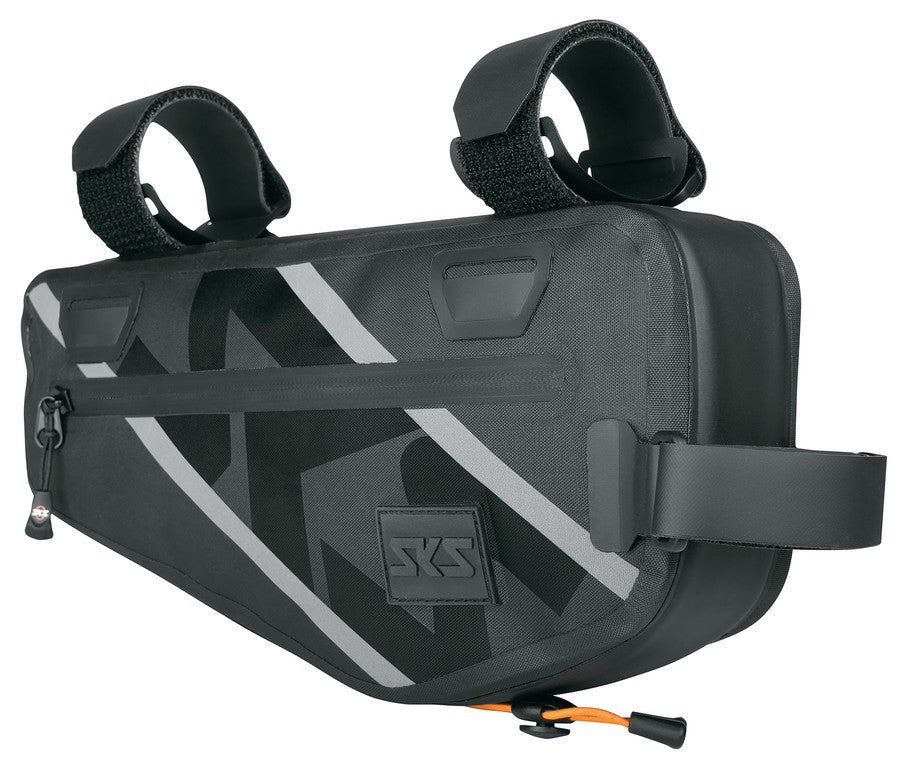 Borsa da telaio SKS Explore Framebag nero, 310x60x150mm, 2700ml, 200g