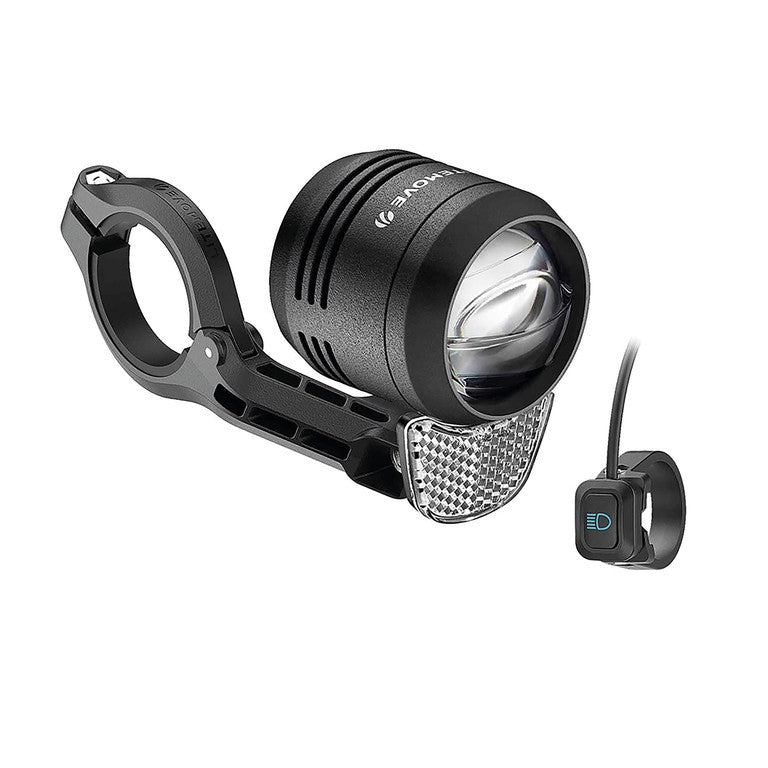 Luce LED per e-bike LITEMOVE SC-160 12 V (11~16 V), 160 Lux, supp. manubrio
