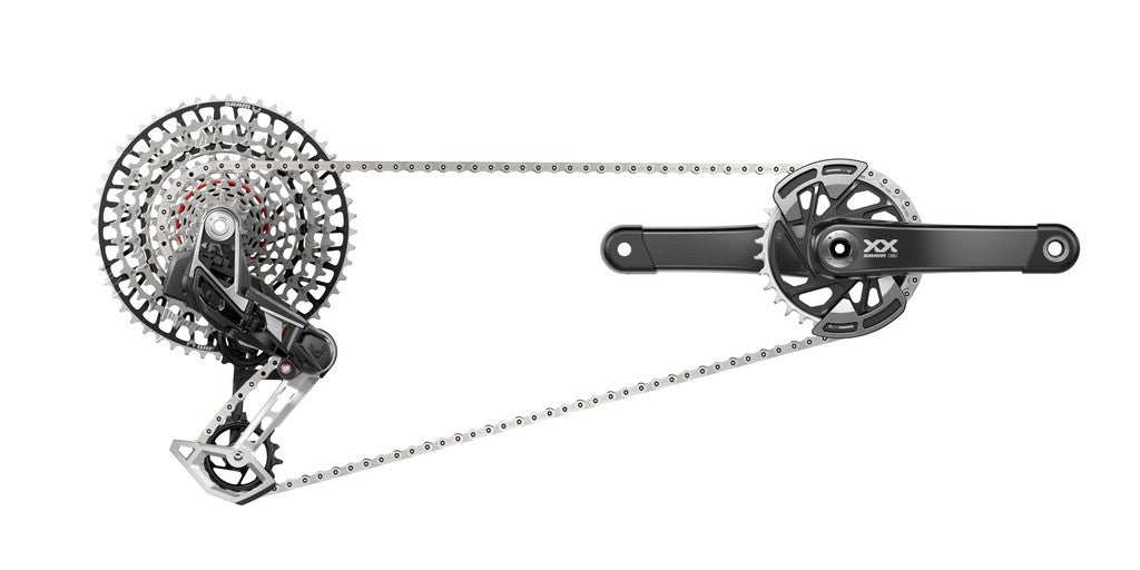 Set gr. cam. SRAM XX T-Type Eagle AXS PM DUB MTB Wide,170mm,32d,XS-1297,10-52d,PM